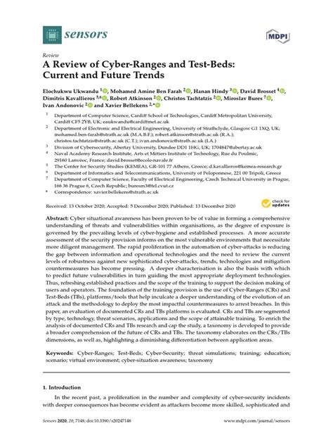 integrated test bed white papers|A Review of Cyber.